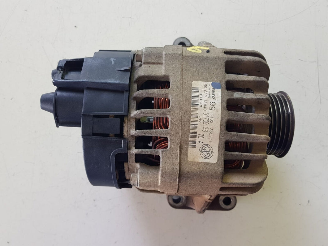 < 51709133 ALTERNATORE 70A DENSO FIAT PUNTO 1.2 B MS1022118440-SPEDIZIONE INCLUSA