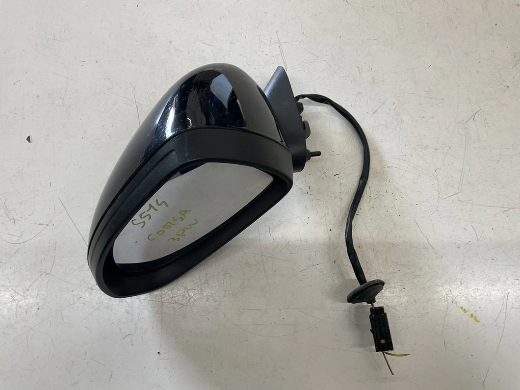 SPECCHIO RETROVISORE ELETTRICO OPEL CORSA D 3PIN 5PORTE 2006-2013-SPEDIZIONE INCLUSA