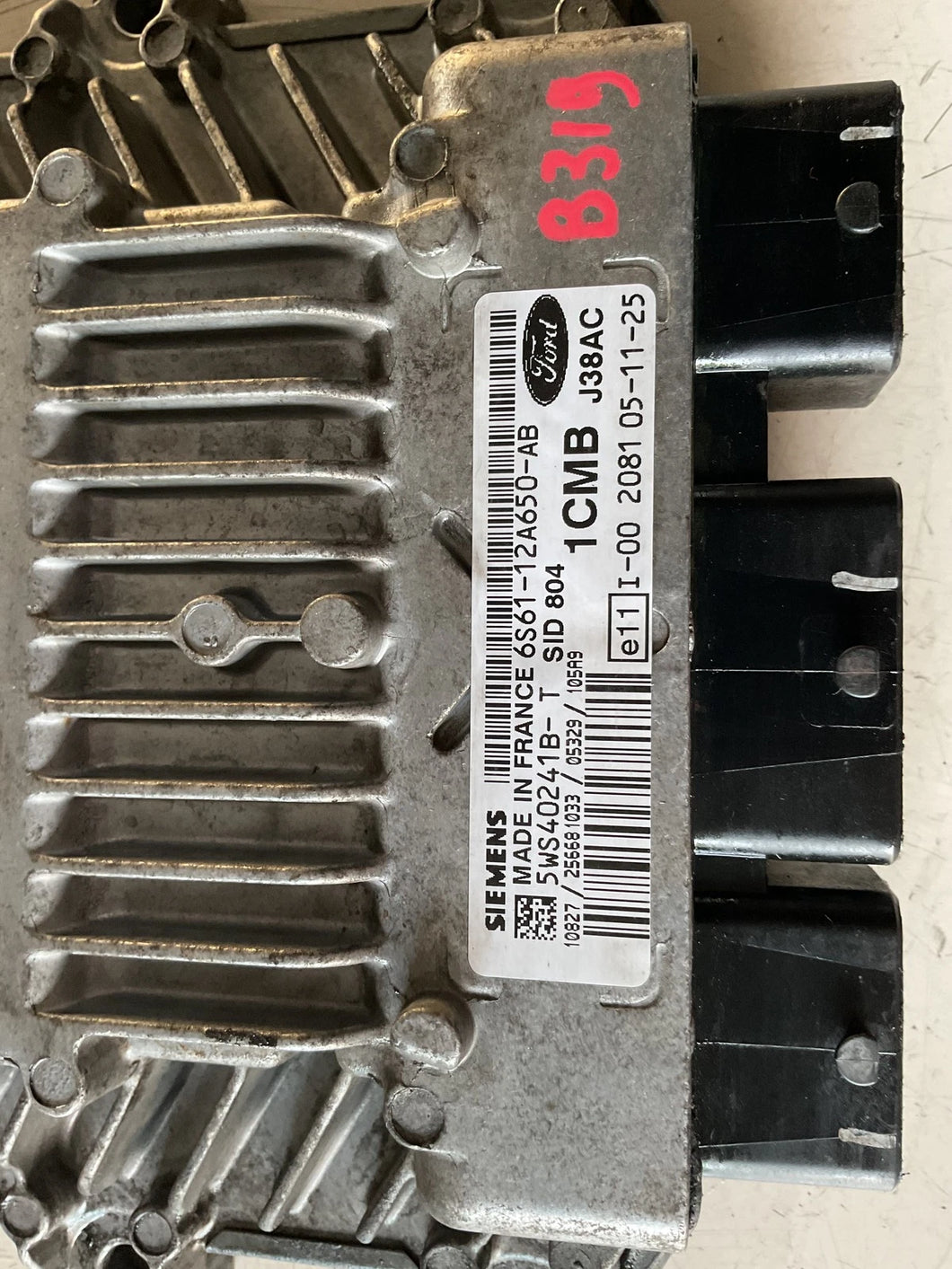 6S61-12A650-AB CENTRALINA INIEZIONE MOTORE FORD FIESTA 1.4 D 50KW 5M 5P (2006) 5WS40241B-T-SPEDIZIONE INCLUSA