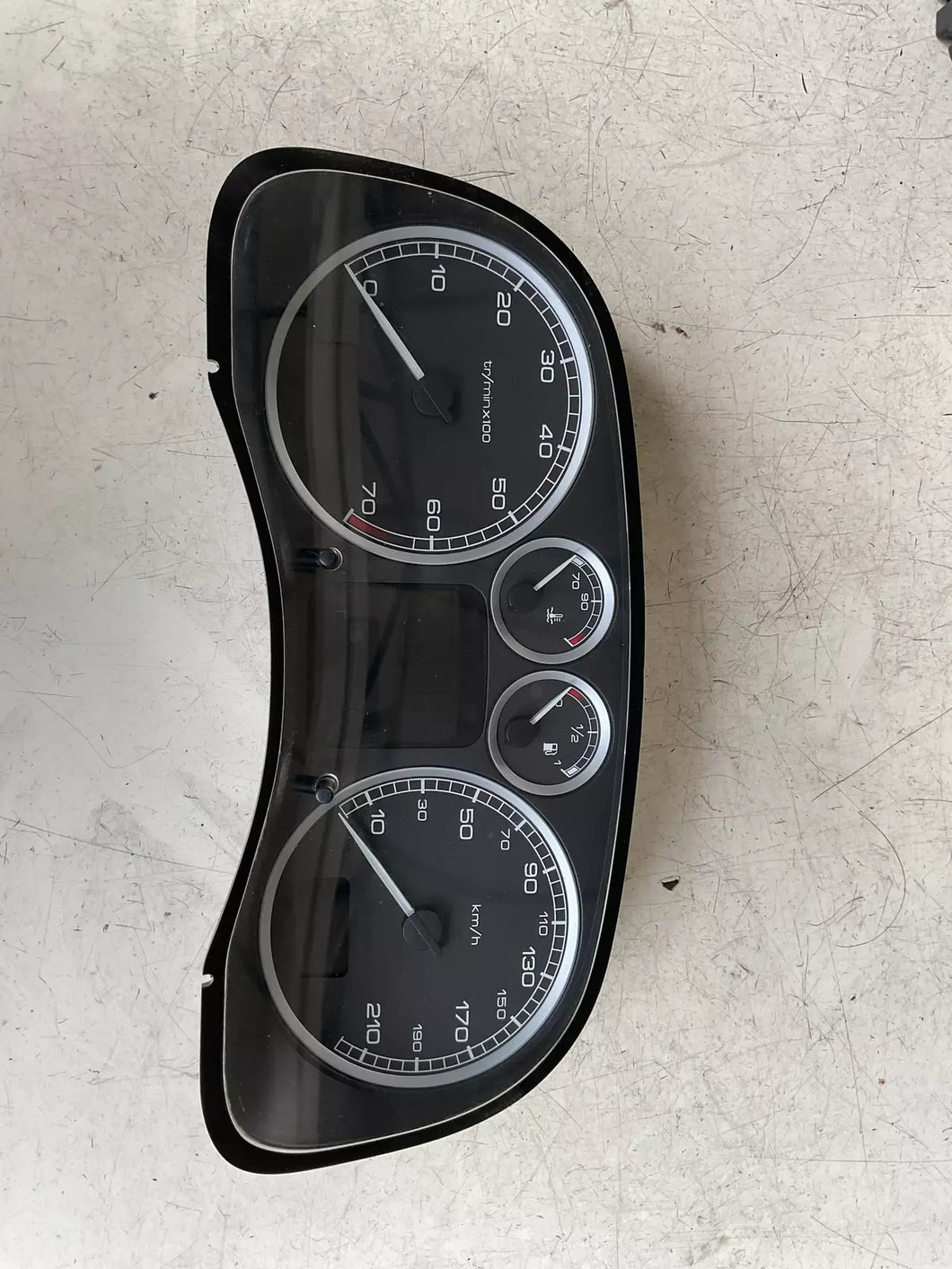 P9646742380 QUADRO STRUMENTI VEGLIA CONTACHILOMETRI KM PEUGEOT 307 1.6 D 80KW 2004 CAMBIO AUTOMATICO - SPEDIZIONE INCLUSA