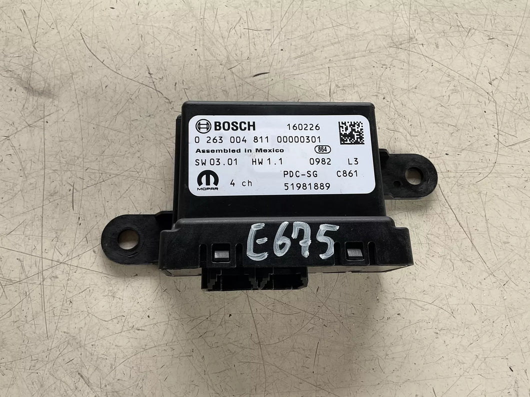 51981889 CENTRALINA SENSORI DI PARCHEGGIO FIAT TIPO 1.3 D 70KW 2018 0263004811 - SPEDIZIONE INCLUSA