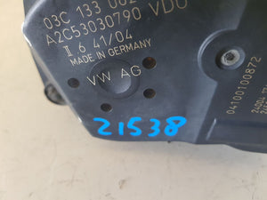 >03C133062B CORPO FARFALLATO VALVOLA A FARFALLA VOLKSWAGEN POLO BKY 1.4 B 55KW 5M 3P (2005) 04100100872 - SPEDIZIONE INCLUSA -