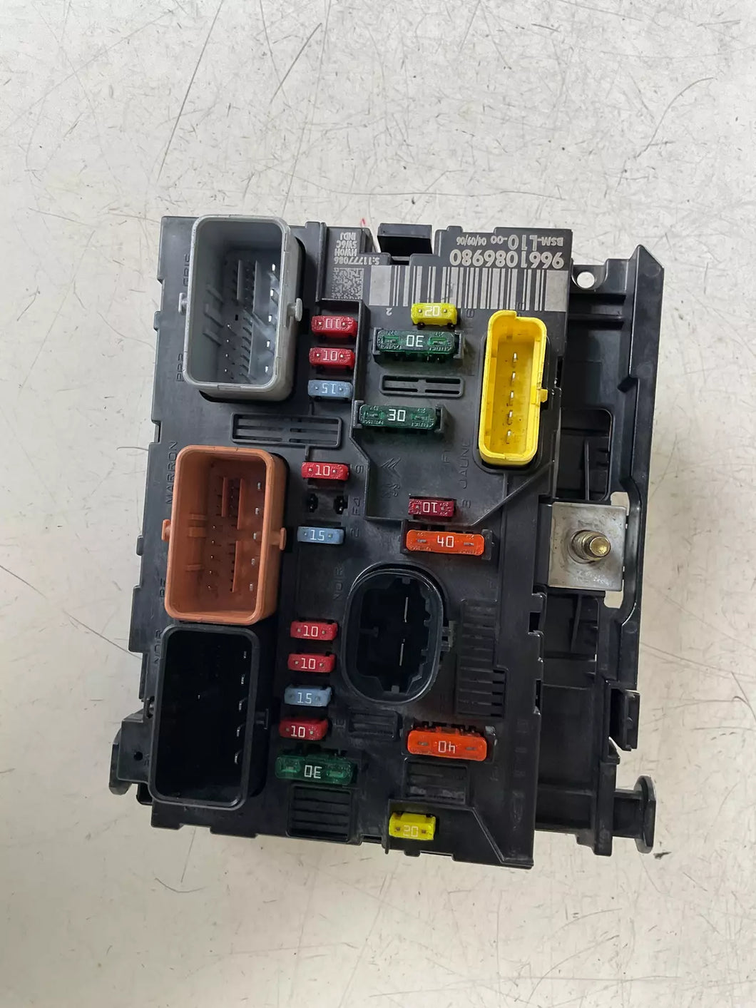 9661086980 CENTRALINA PORTAFUSIBILI PEUGEOT 207 1.4 BENZINA 2006-2009 - SPEDIZIONE INCLUSA