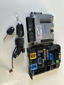 0281037200 KIT AVVIAMENTO CENTRALINA MOTORE OPEL Crossland X (P17) 1.5 (75) Diesel (110 CV / 81 kW F 15 DT (DV5RCE) anno 2022 YH01 9845780880 9832880280-00 - SPEDIZIONE INCLUSA
