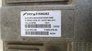 51846262 CENTRALINA MOTORE ECU FIAT FIORINO QUBO 1.3 MJT 2009 - SPEDIZIONE INCLUSA -