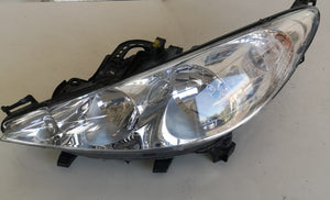 FARO FANALE ILLUMINAZIONE ANTERIORE SINISTRO SX LH PEUGEOT 207 ANNO 2009 - SPEDIZIONE INCLUSA -