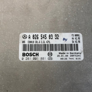 A0265450332 0281001881 CENTRALINA MOTORE BOSCH ECU MERCEDES CLASSE C W202 - SPEDIZIONE INCLUSA -