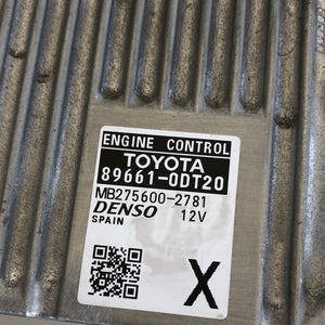 89661-0DT20 275600-5781 CENTRALINA MOTORE DENSO ECU TOYOTA YARIS 1.5 HYBRID 2014 -SPEDIZIONE INCLUSA -