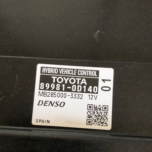 89981-0D140 MODULO DI CONTROLLO TOYOTA YARIS HYBRID 1.5 B 2014 - SPEDIZIONE INCLUSA