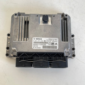 9674254080 0281015849 9666729680 CENTRALINA MOTORE ECU BOSCH PEUGEOT 207 1.4 D - SPEDIZIONE INCLUSA -