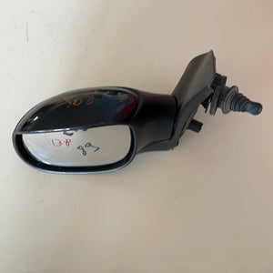 ** SPECCHIO SPECCHIETTO MANUALE RETROVISORE ESTERNO SINISTRO SX LH PEUGEOT 206 2005 -- SPEDIZIONE INCLUSA --