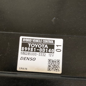 89981-0D140 MODULO DI CONTROLLO TOYOTA YARIS HYBRID 1.5 B 2014 - SPEDIZIONE INCLUSA