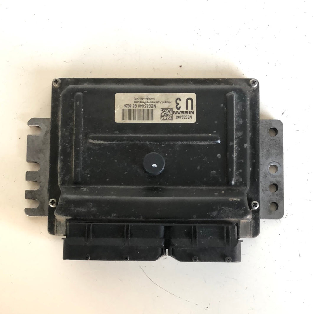 MEC32-040 G3 3626 CENTRALINA MOTORE ECU NISSAN MICRA K12 1.2 B - SPEDIZIONE INCLUSA -