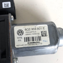 Load image into Gallery viewer, 6Q2959801E MOTORINO ALZAVETRO ANTERIORE DESTRO DX VOLKSWAGEN POLO 2008 - SPEDIZIONE INCLUSA
