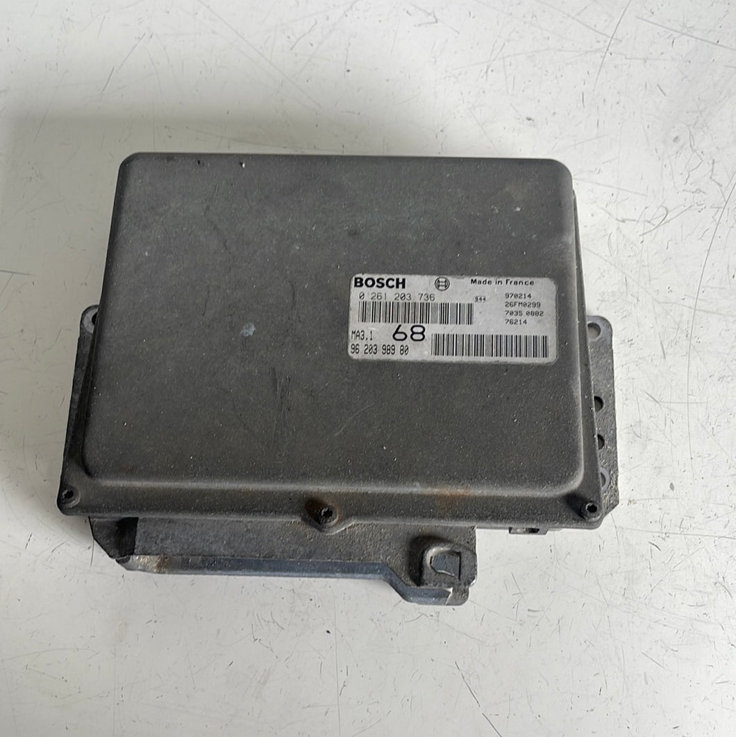 9620389880 0261203736 CENTRALINA MOTORE BOSCH ECU PEUGEOT CITROEN 1.1 B  - SPEDIZIONE INCLUSA -