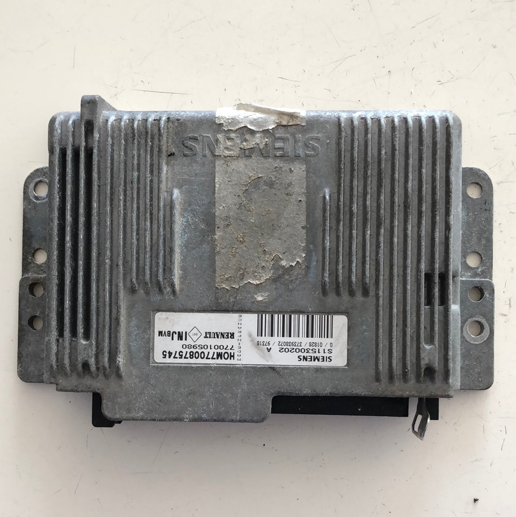 S115300202 A SIEMENS HOM7700875745 7700105980 CENTRALINA MOTORE RENAULT 1.6 BZ - SPEDIZIONE INCLUSA