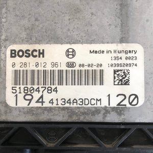 51804784 0281012961 BOSCH EDC16C39 CENTRALINA MOTORE FIAT CROMA 194 1.9 120 CV  - SPEDIZIONE INCLUSA