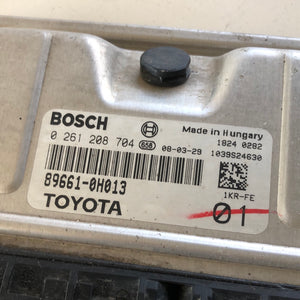 0261208704 89661-0H013 CENTRALINA MOTORE ECU BOSCH TOYOTA AYGO 1.0 B - SPEDIZIONE INCLUSA -