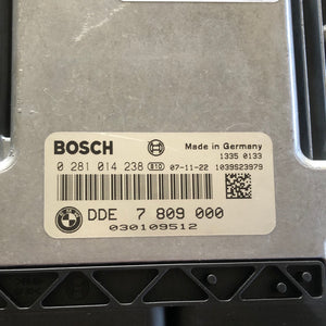 0281014238 7809000 CENTRALINA MOTORE BOSCH BMW SERIE 3 320 2.0 D 130 KW 177 CV - SPEDIZIONE INCLUSA -