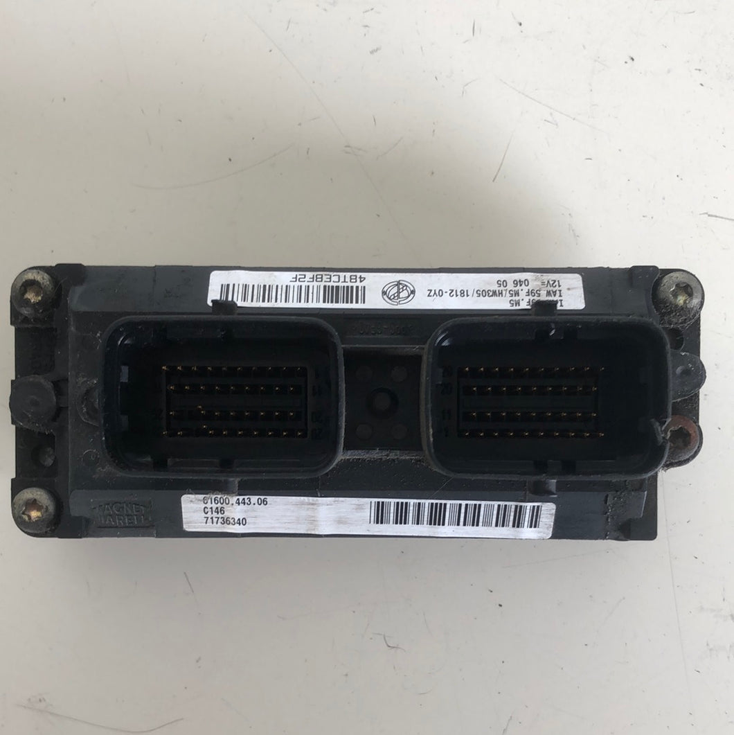 71736340 IAW 59F.M5 HW603 CENTRALINA MOTORE ECU LANCIA YPSILON Y 840 1.2 8V 44KW - SPEDIZIONE INCLUSA