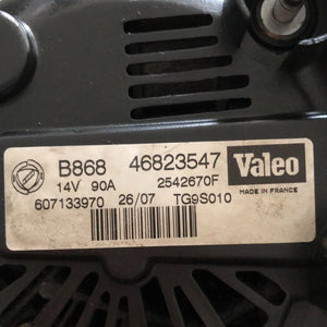 46823547 2542670F ALTERNATORE VALEO FIAT ALFA LANCIA 1.3 MJT ANNO DAL 2005 - SPEDIZIONE INCLUSA -