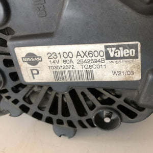 23100AX600 ALTERNATORE NISSAN MICRA K12 1.2 B 2003 - SPEDIZIONE INCLUSA -