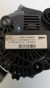 D805 51993603 TG12S247 ALTERNATORE VALEO FIAT TIPO 1.3 MJT 90CV ANNO 2018 - SPEDIZIONE INCLUSA -