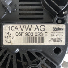 Carica l&#39;immagine nel visualizzatore di Gallery, 06F903023E TG11C017 2542730H ALTERNATORE VALEO SKODA RAPID 1.6 D 77 KW ANNO 2014 - SPEDIZIONE INCLUSA -
