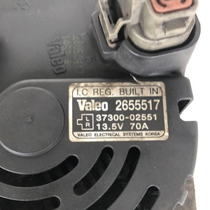 37300-02551 ALTERNATORE VALEO HYUNDAI I10 PA 1.1 B GPL 49KW 67CV 2009 - SPEDIZIONE INCLUSA -