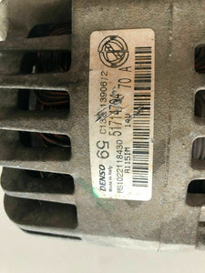 <51714794 ALTERNATORE FIAT PUNTO 188 1.2 1200 44KW B 5M 2005 MS1022118430 70A - SPEDIZIONE INCLUSA -