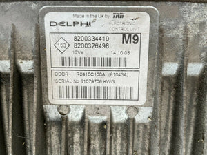 CENTRALINA MOTORE DELPHI NISSAN MICRA K12 1.5DCI ANNO 2006 8200334419 8200326498  SPEDIZIONE GRATUITA