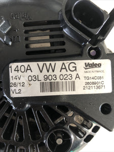 03L903023A ALTERNATORE VOLKSWAGEN TIGUAN 2.0 D 103KW ANNO 2012 TG14C031 - SPEDIZIONE INCLUSA -